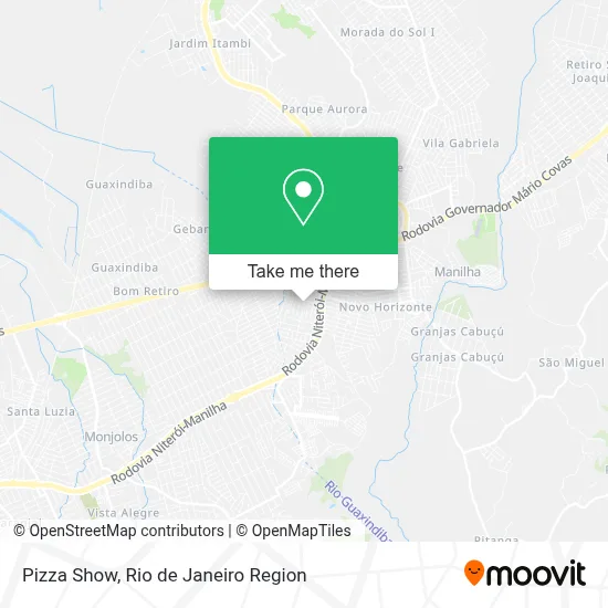 Pizza Show map