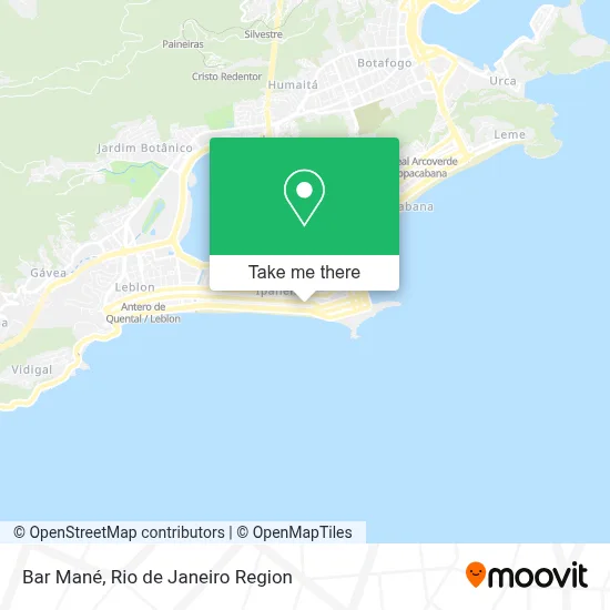Bar Mané map