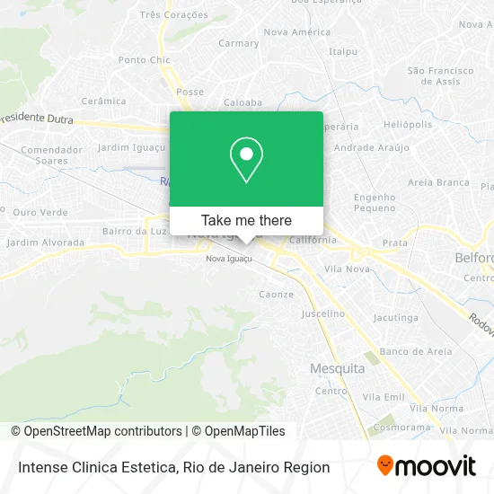 Intense Clinica Estetica map