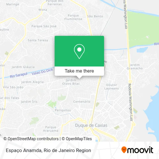 Espaço Anamda map