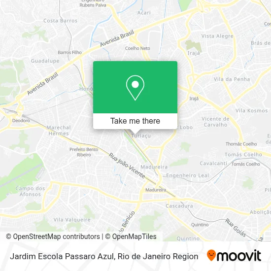 Jardim Escola Passaro Azul map