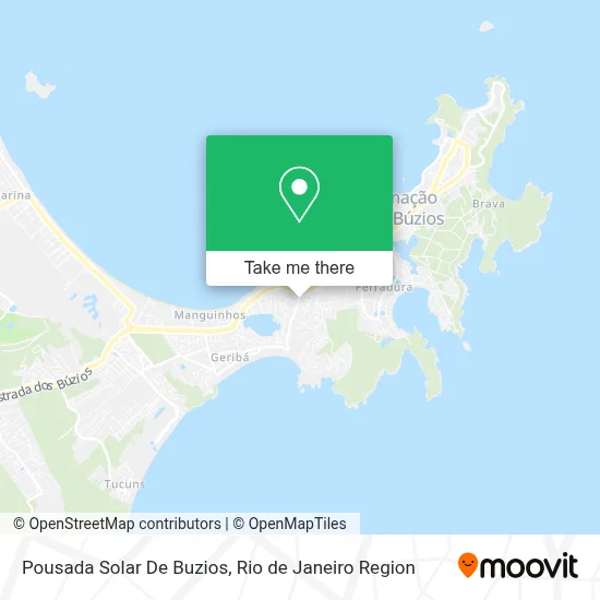 Pousada Solar De Buzios map