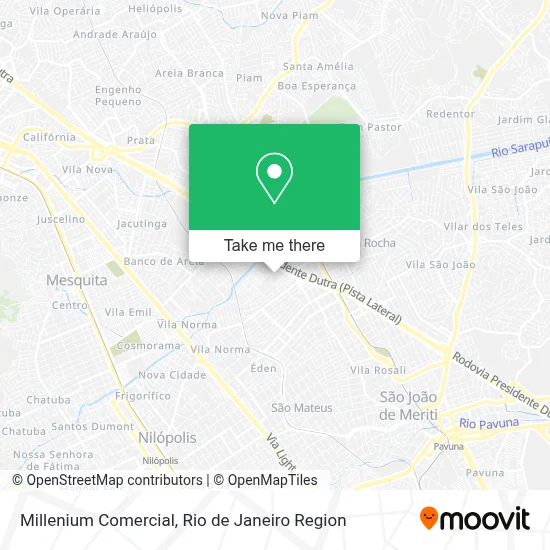 Millenium Comercial map