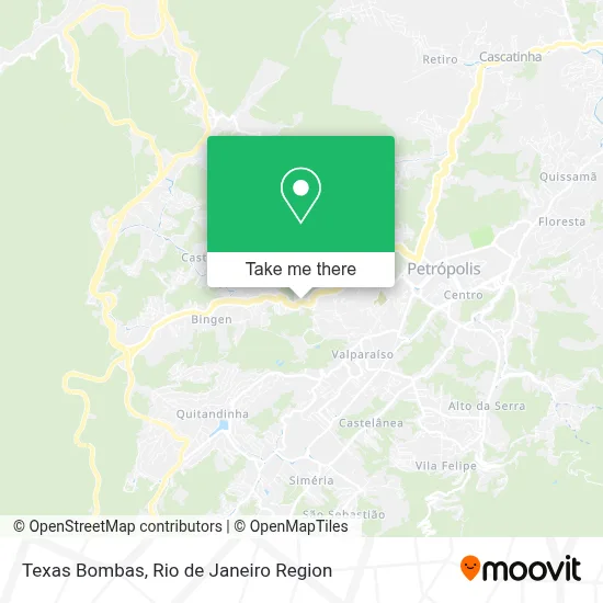 Texas Bombas map
