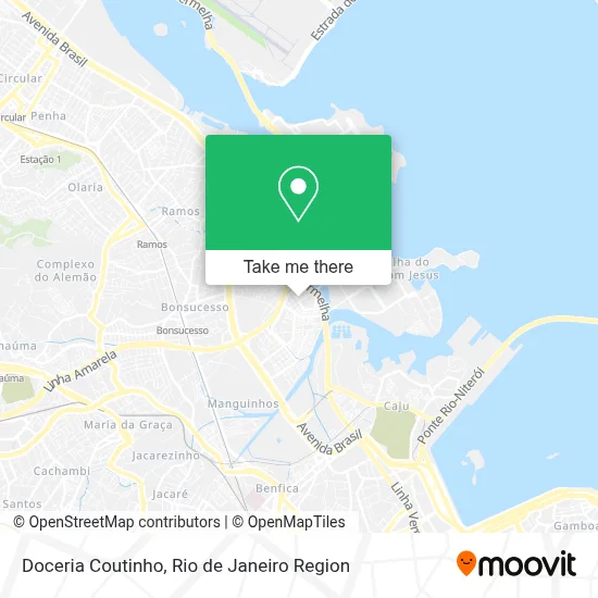 Doceria Coutinho map