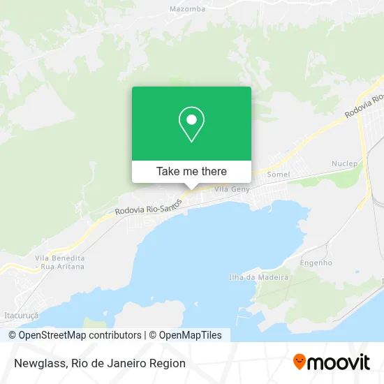 Newglass map
