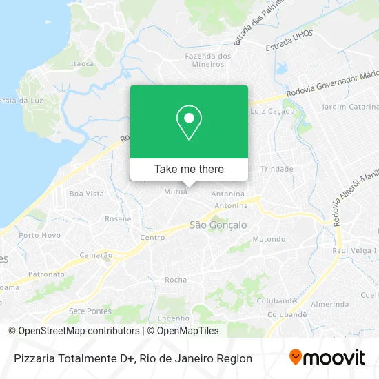 Pizzaria Totalmente D+ map