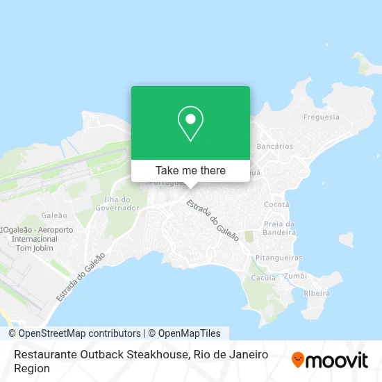 Restaurante Outback Steakhouse map