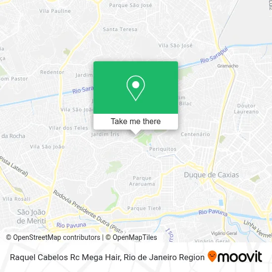 Raquel Cabelos Rc Mega Hair map