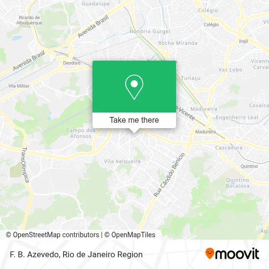 F. B. Azevedo map