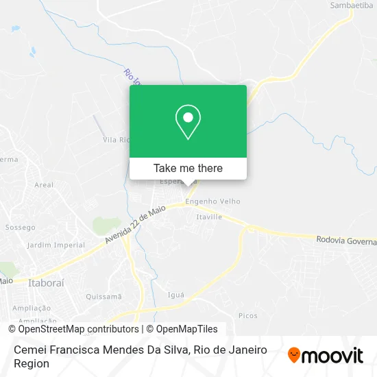 Cemei Francisca Mendes Da Silva map