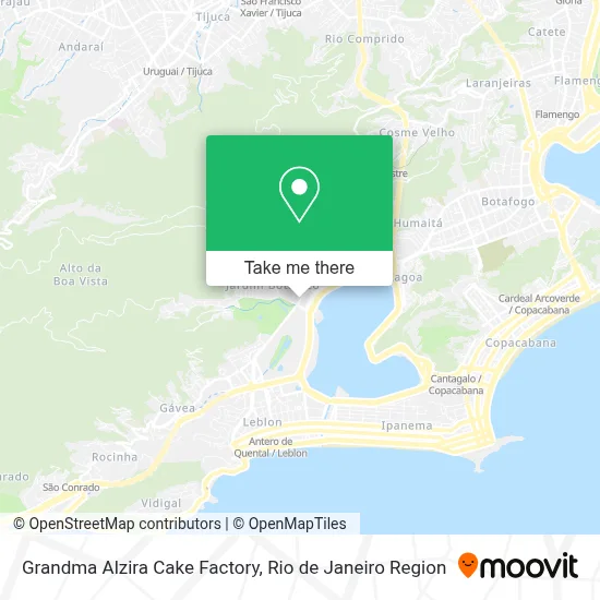 Grandma Alzira Cake Factory map