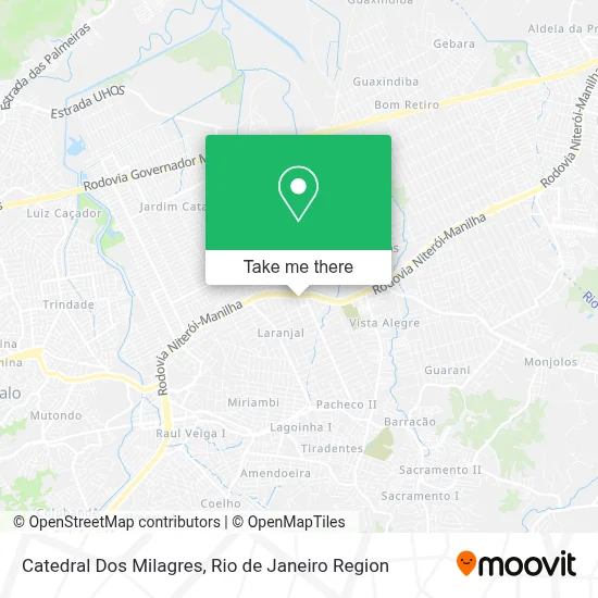 Catedral Dos Milagres map