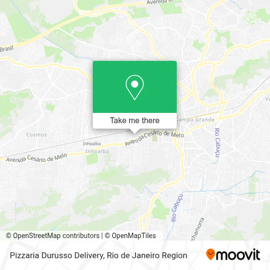 Pizzaria Durusso Delivery map