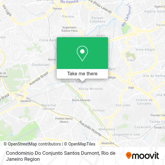 Condomínio Do Conjunto Santos Dumont map