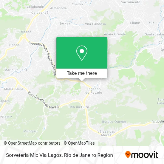 Sorveteria Mix Via Lagos map
