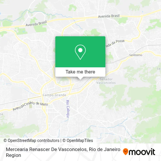 Mercearia Renascer De Vasconcelos map