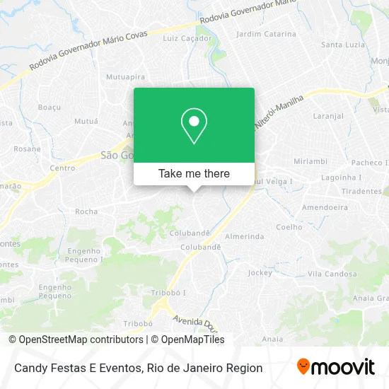 Candy Festas E Eventos map