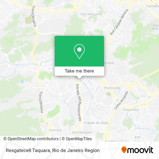 Resgatecell Taquara map