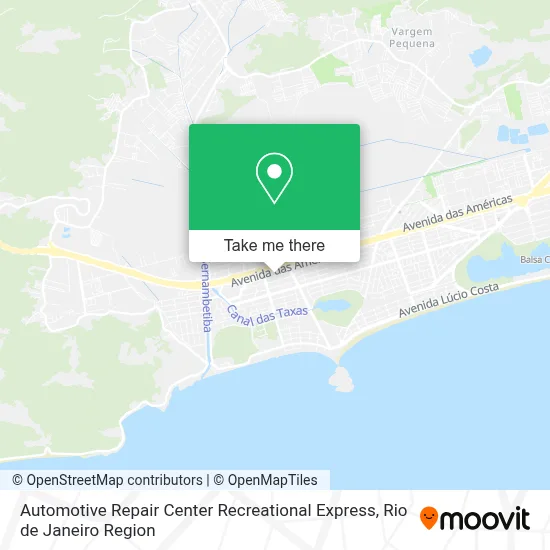 Automotive Repair Center Recreational Express map
