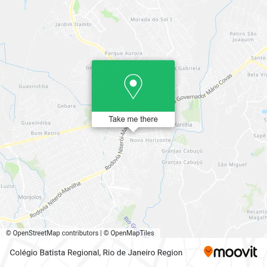 Colégio Batista Regional map