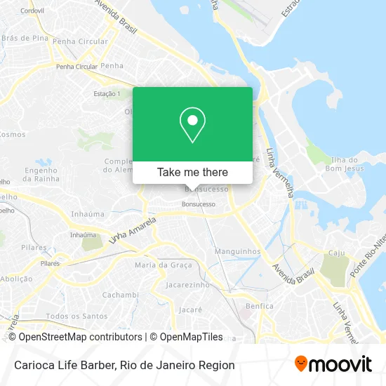 Carioca Life Barber map