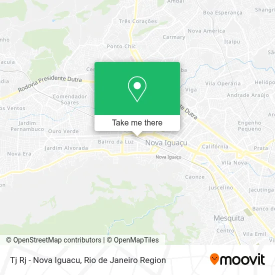 Tj Rj - Nova Iguacu map