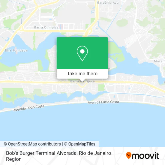 Bob's Burger Terminal Alvorada map