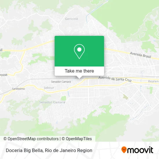 Doceria Big Bella map