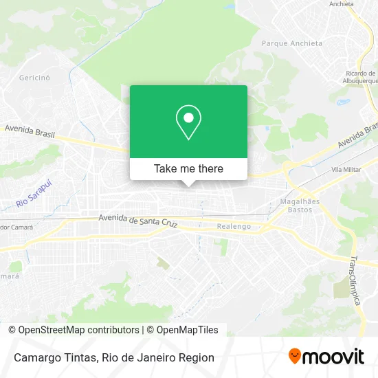 Camargo Tintas map