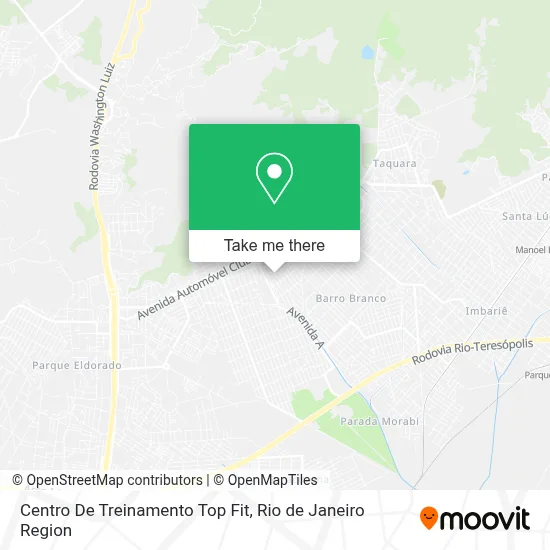 Centro De Treinamento Top Fit map