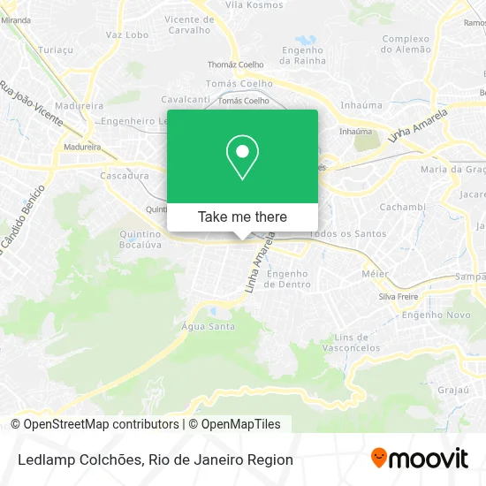 Ledlamp Colchões map