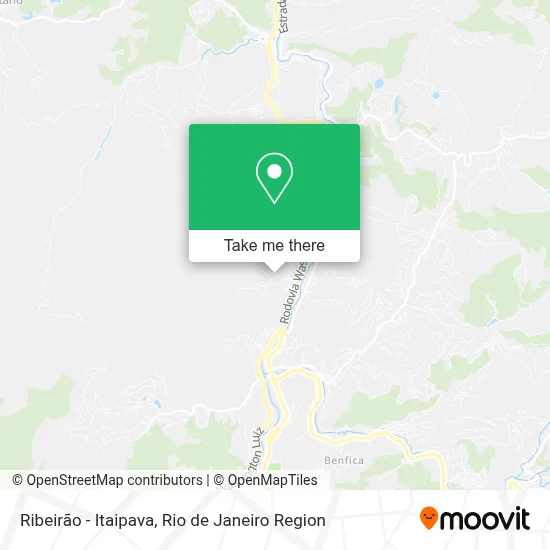 Ribeirão  -  Itaipava map
