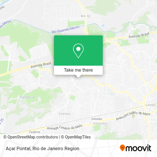Açaí Pontal map