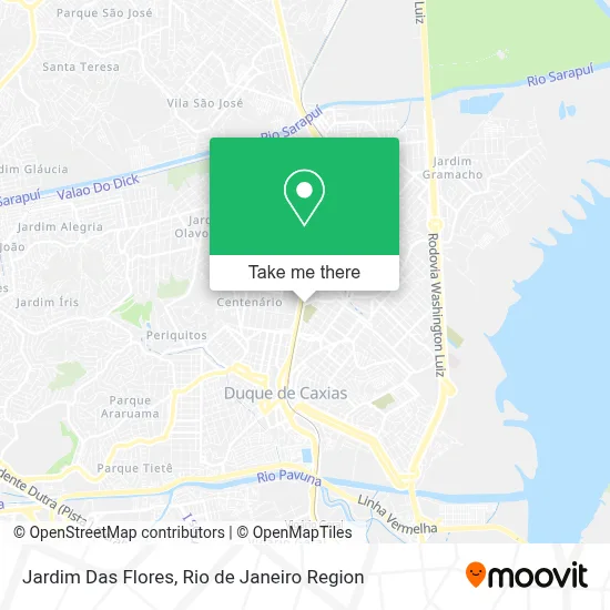 Jardim Das Flores map