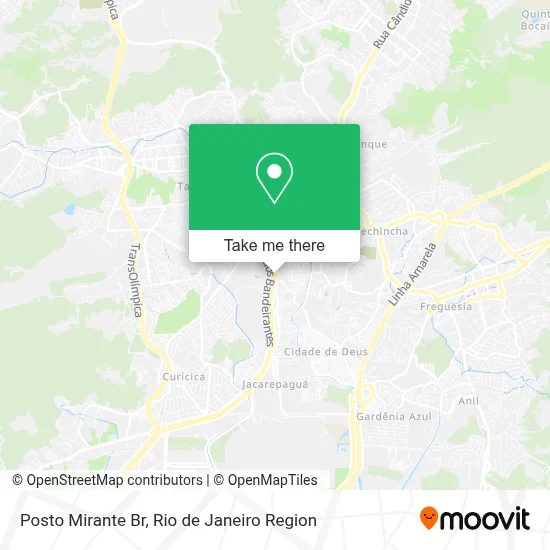 Posto Mirante Br map
