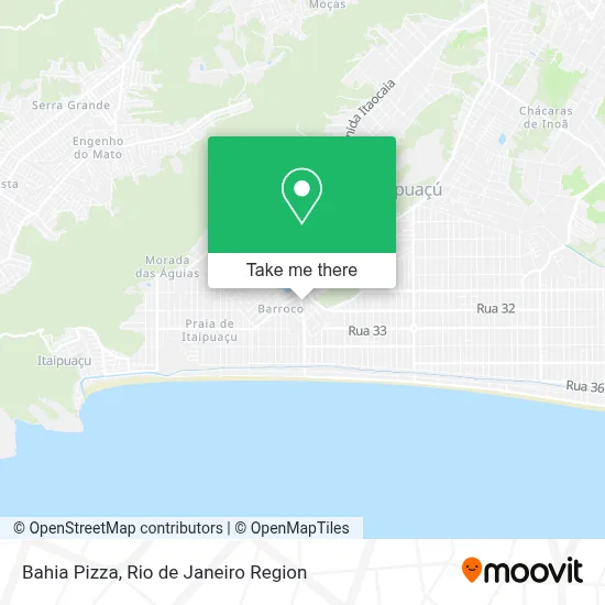 Bahia Pizza map