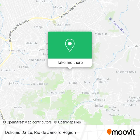 Delícias Da Lu map