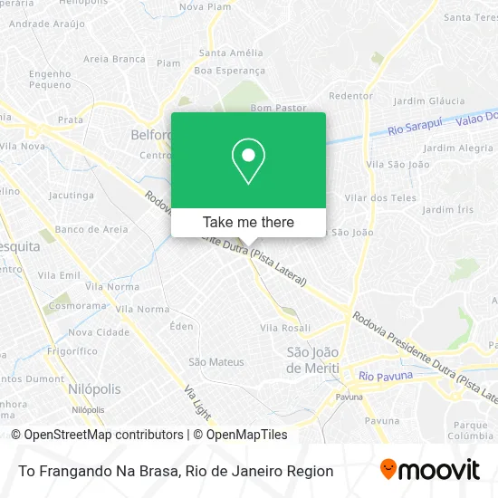 To Frangando Na Brasa map