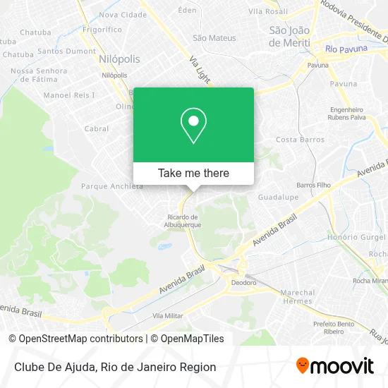 Clube De Ajuda map