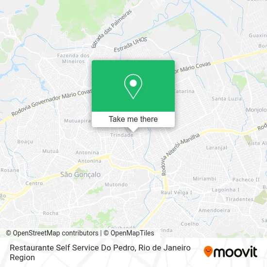 Restaurante Self Service Do Pedro map