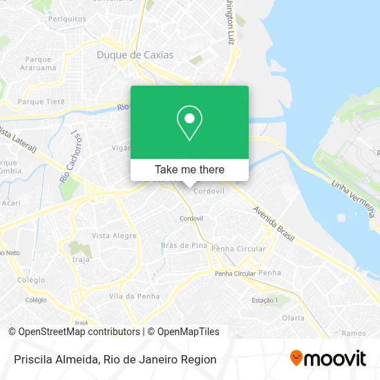 Priscila Almeida map