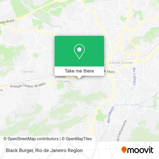 Black Burger map