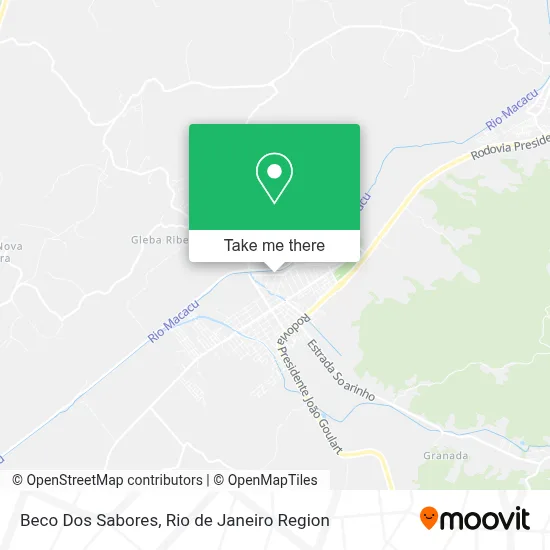 Beco Dos Sabores map