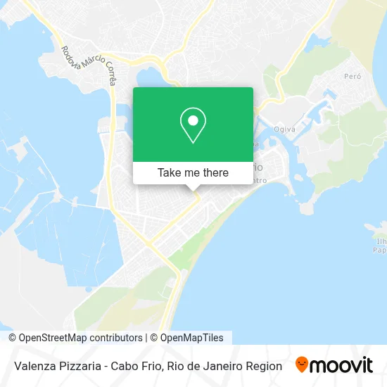 Valenza Pizzaria - Cabo Frio map