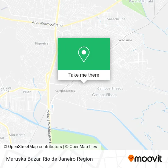 Maruska Bazar map