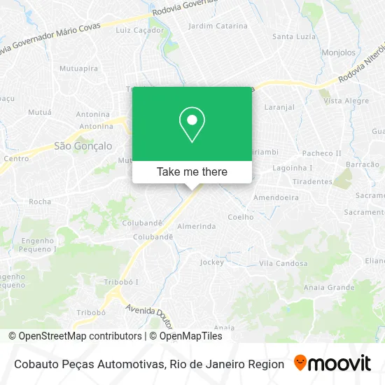 Cobauto Peças Automotivas map