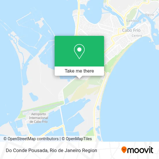 Do Conde Pousada map