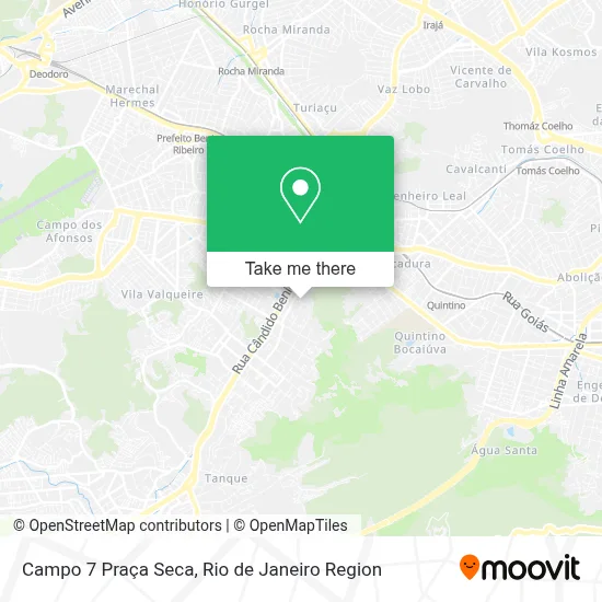 Campo 7 Praça Seca map