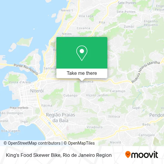 King's Food Skewer Bike map